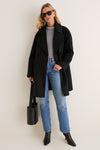 Black Harley Peacoat