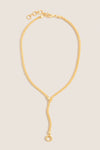 Gold Lariat Necklace