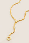 Gold Lariat Necklace