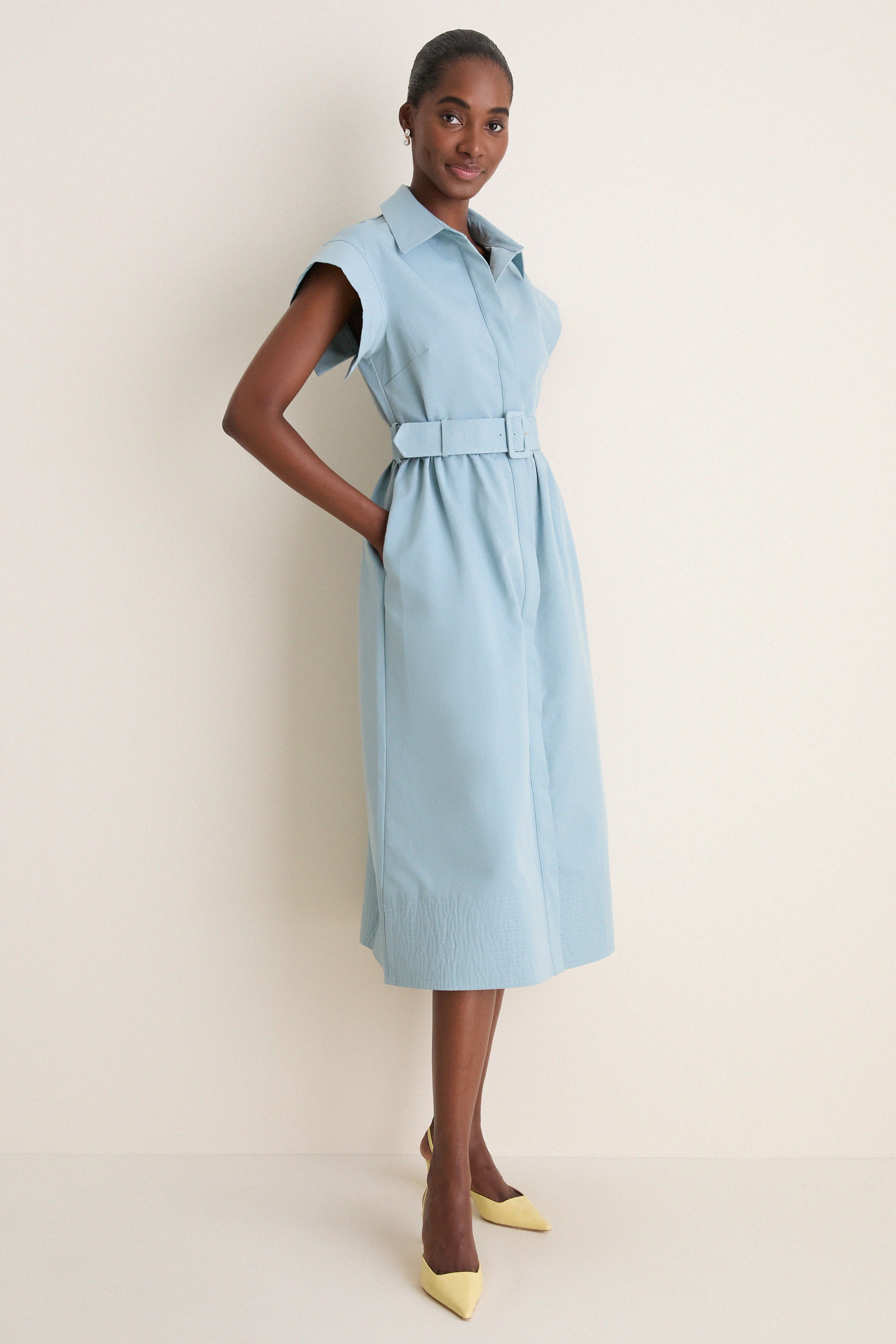Slate Blue Chloe Dress