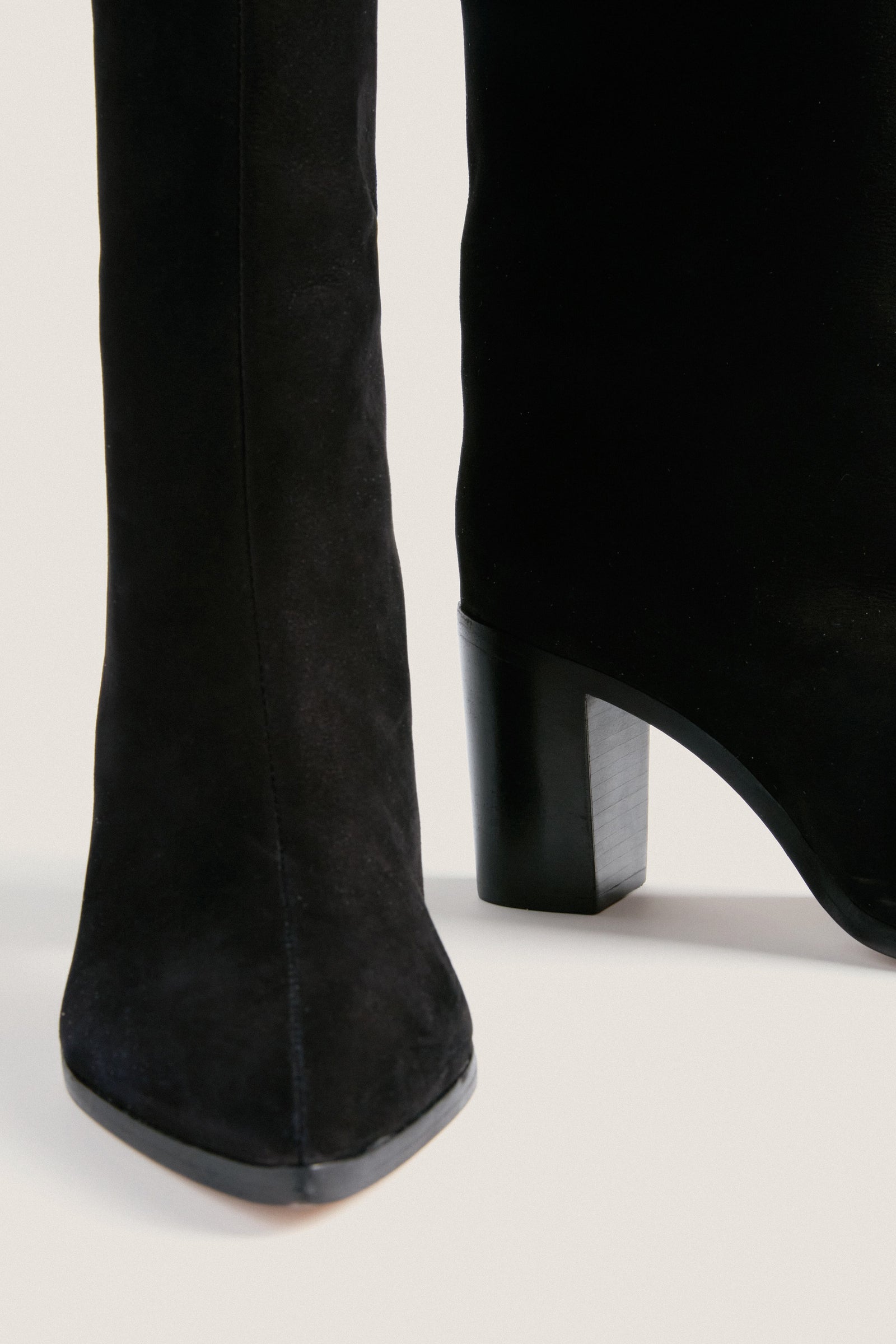 Black Maryana Block Boots