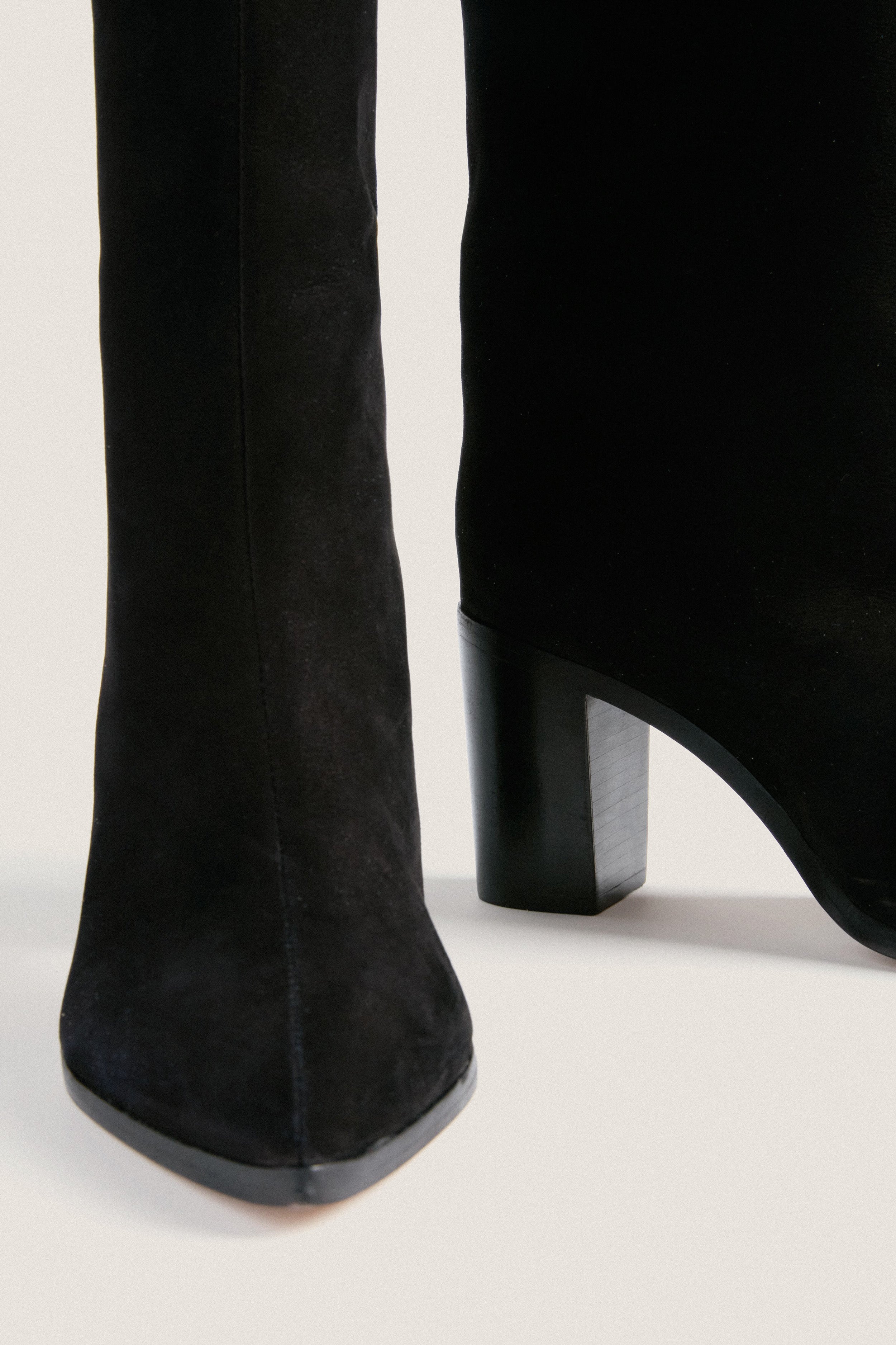 Black Maryana Block Boots