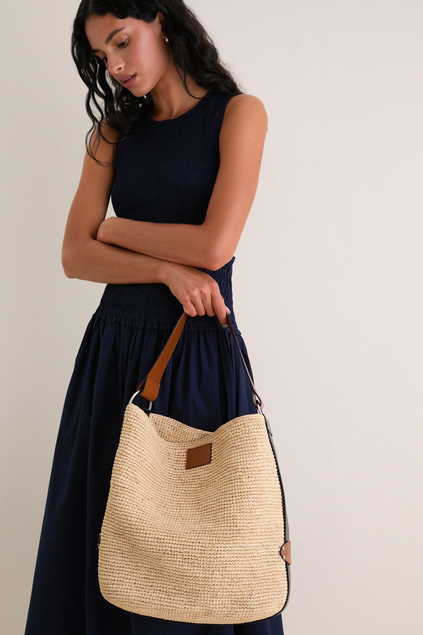Natural Cognac Bayia Bag