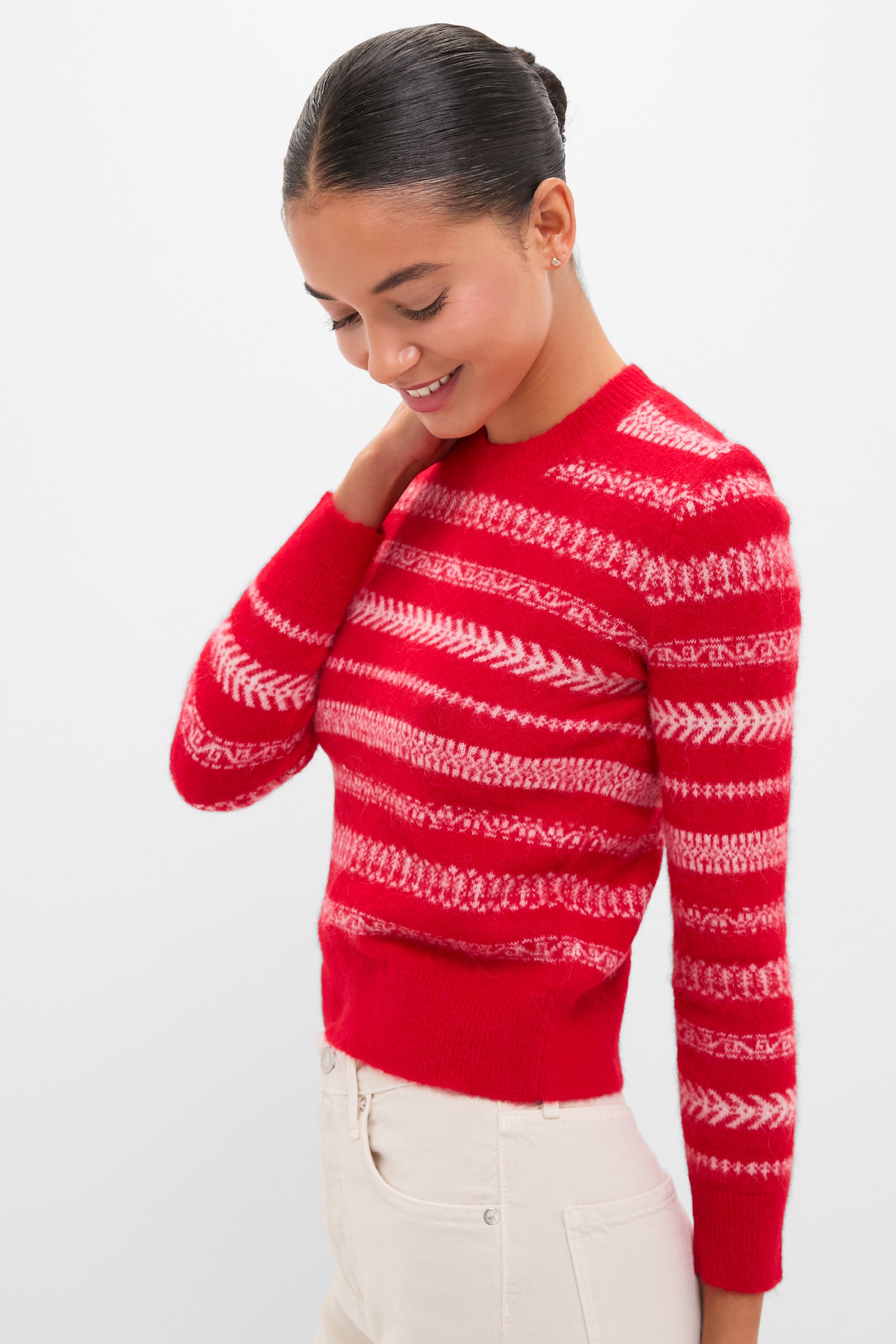 Red Amity Sweater