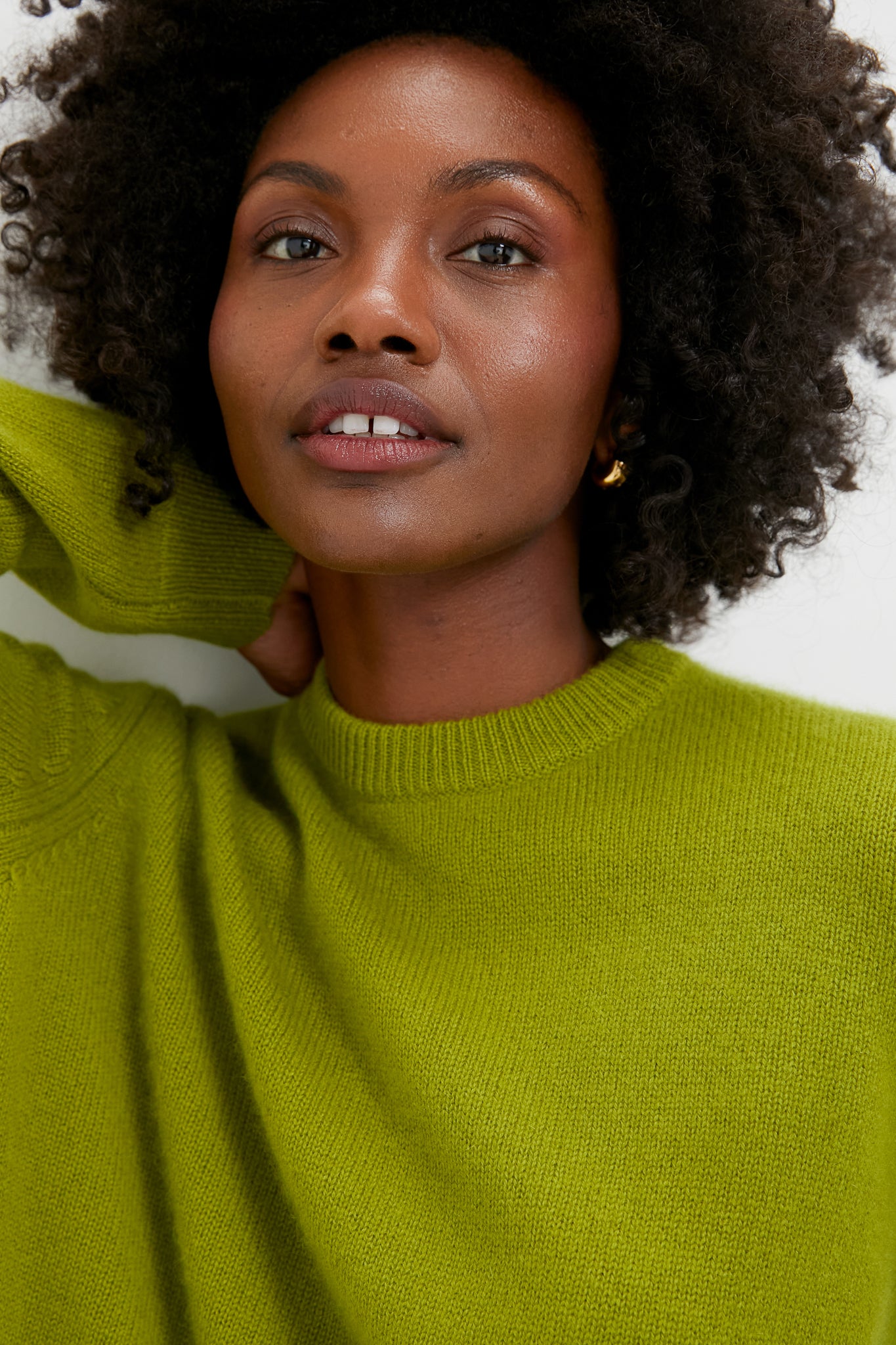 Woodbine Cashmere Boyfriend Bodie Crewneck