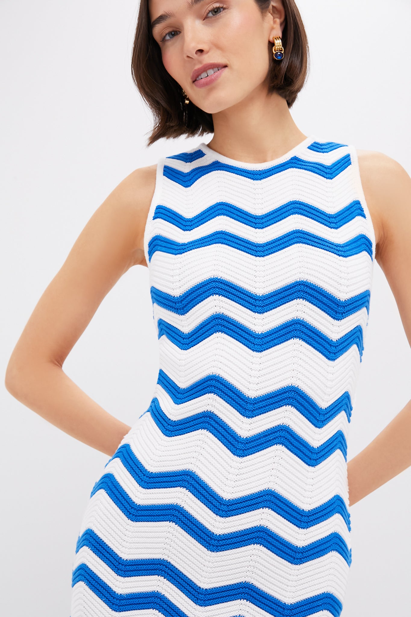 blue zig zag dress Buy Roman Blue Abstract Floral Zig Zag Print Midi Dress from Next USA