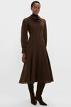Cinnamon Avara Twill Wool Maxi Dress