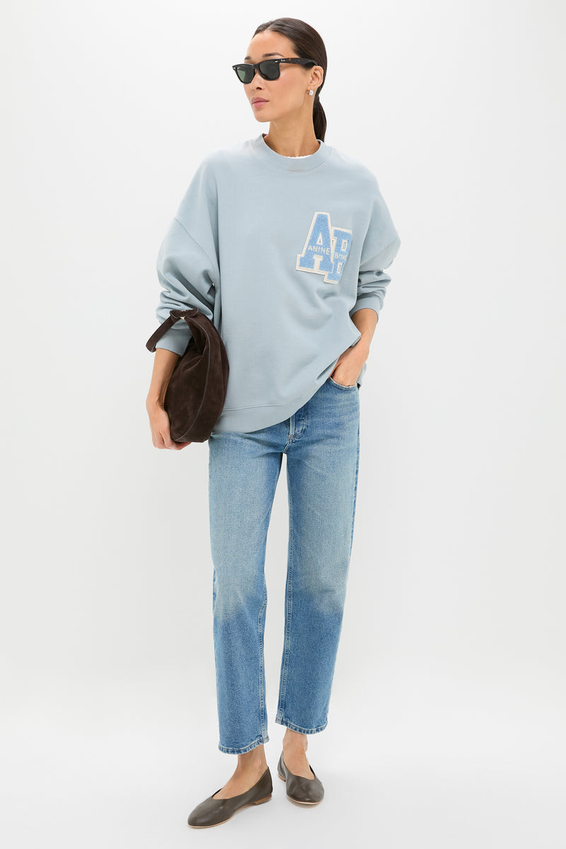 Light Blue Miles Oversized Sweatshirt