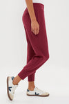 New Maroon The Slim Cuff Pant 25