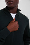 Olive Gamlin Half Zip Sweater