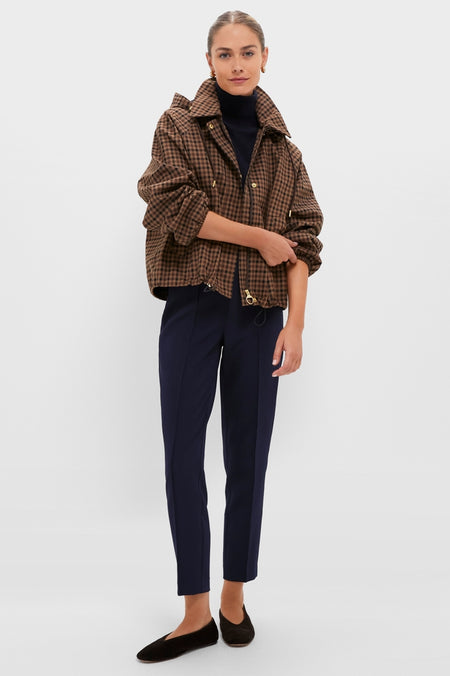 Vicuna Gingham Audrey Showerproof Jacket