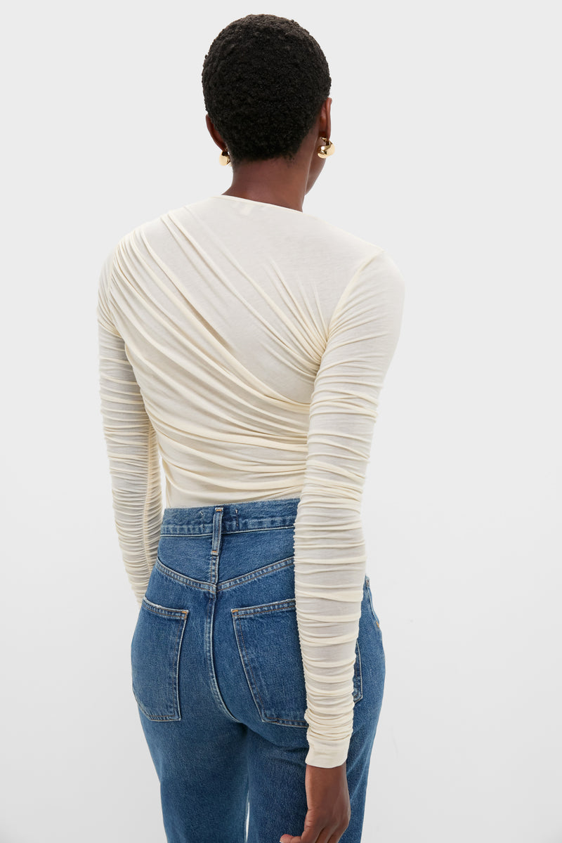 Oat Milk Tania Twist Tee