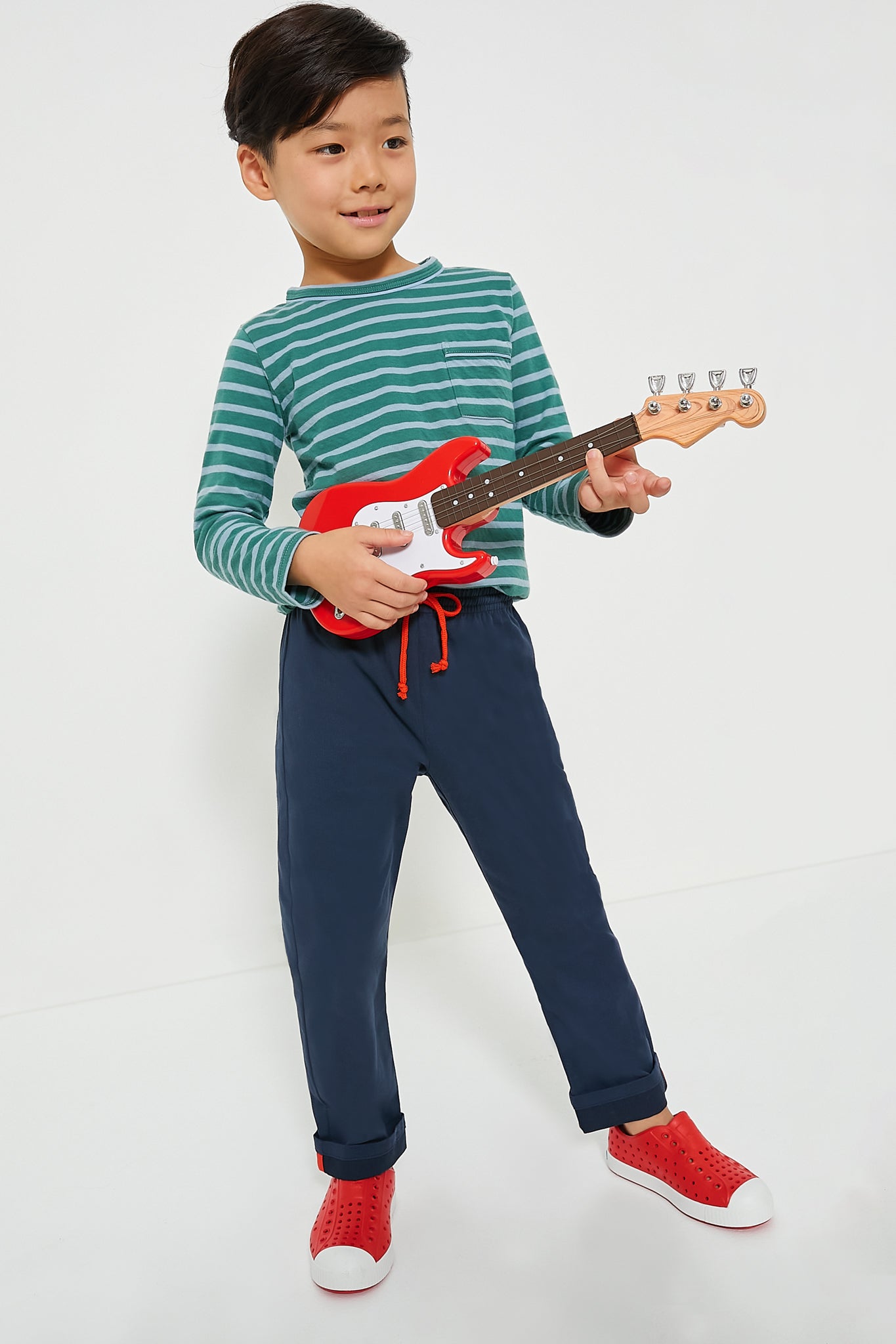 Forest Stripe Edward Long Sleeve Tee