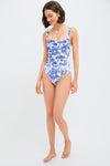 Blue Toile Adelaide One Piece