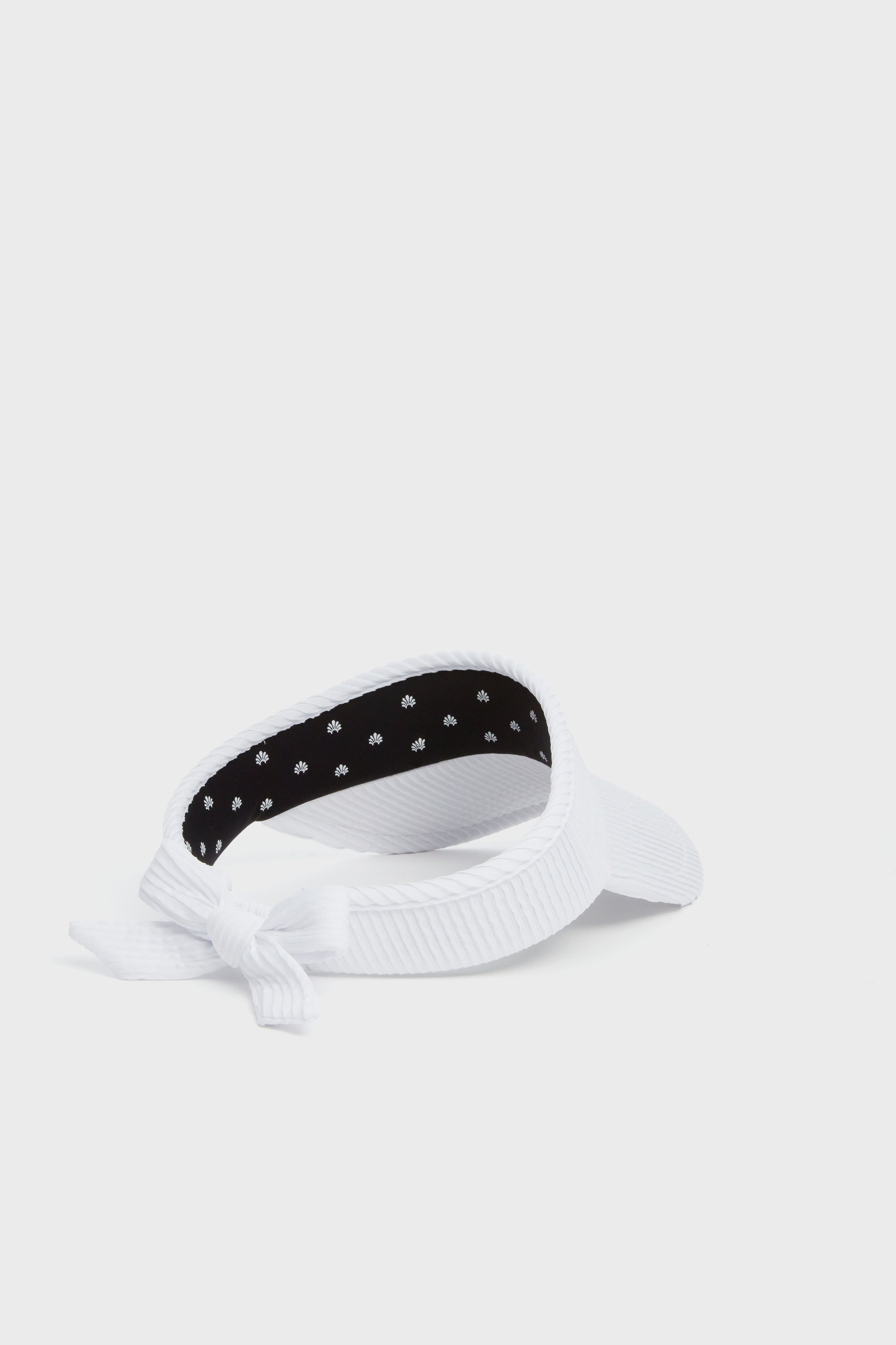 Chalk Swimmer Bow Tie Visor