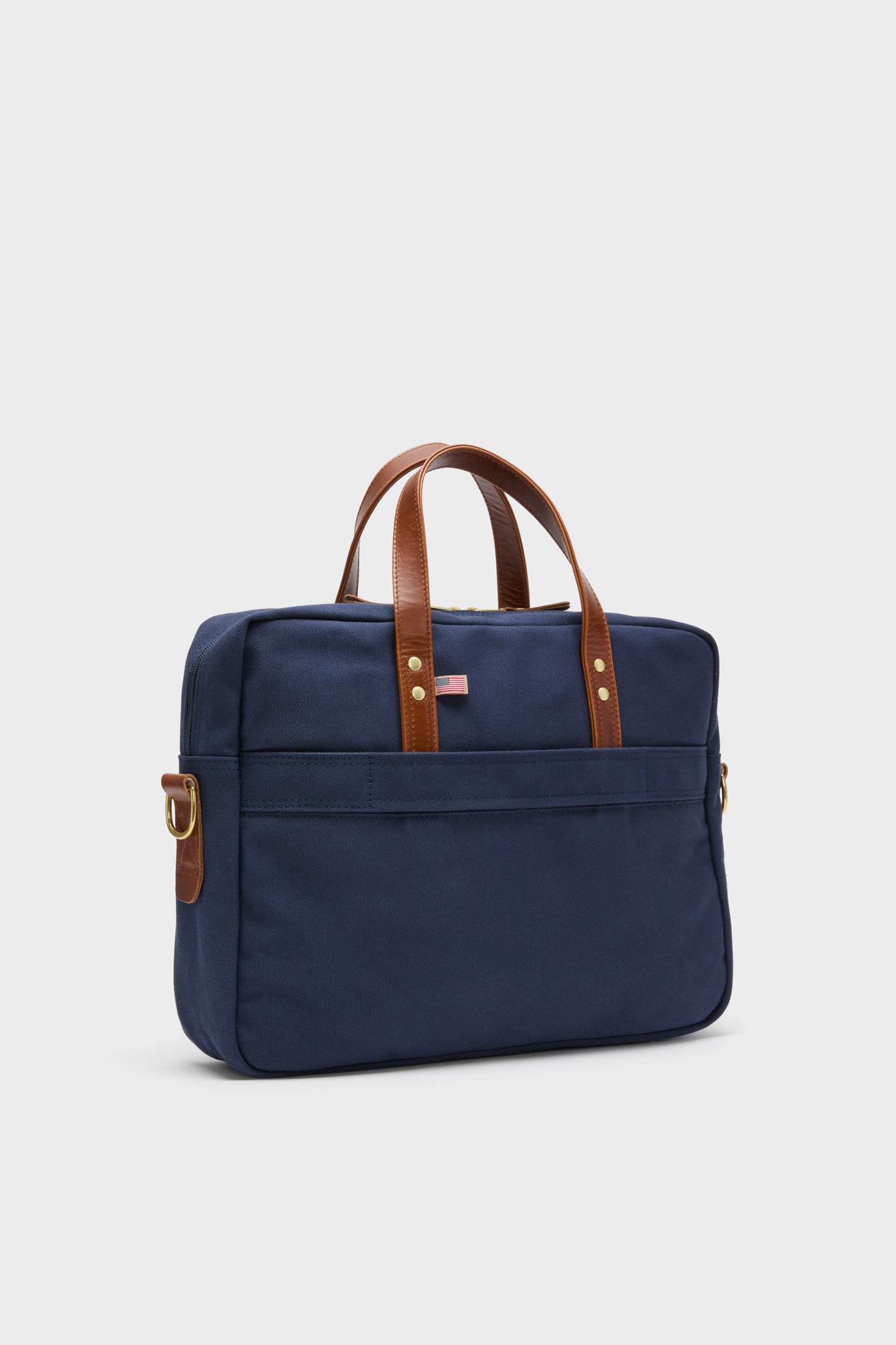 Navy Canvas Laptop Bag