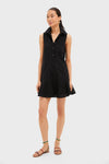 Black Floral Eyelet Sleeveless Callahan