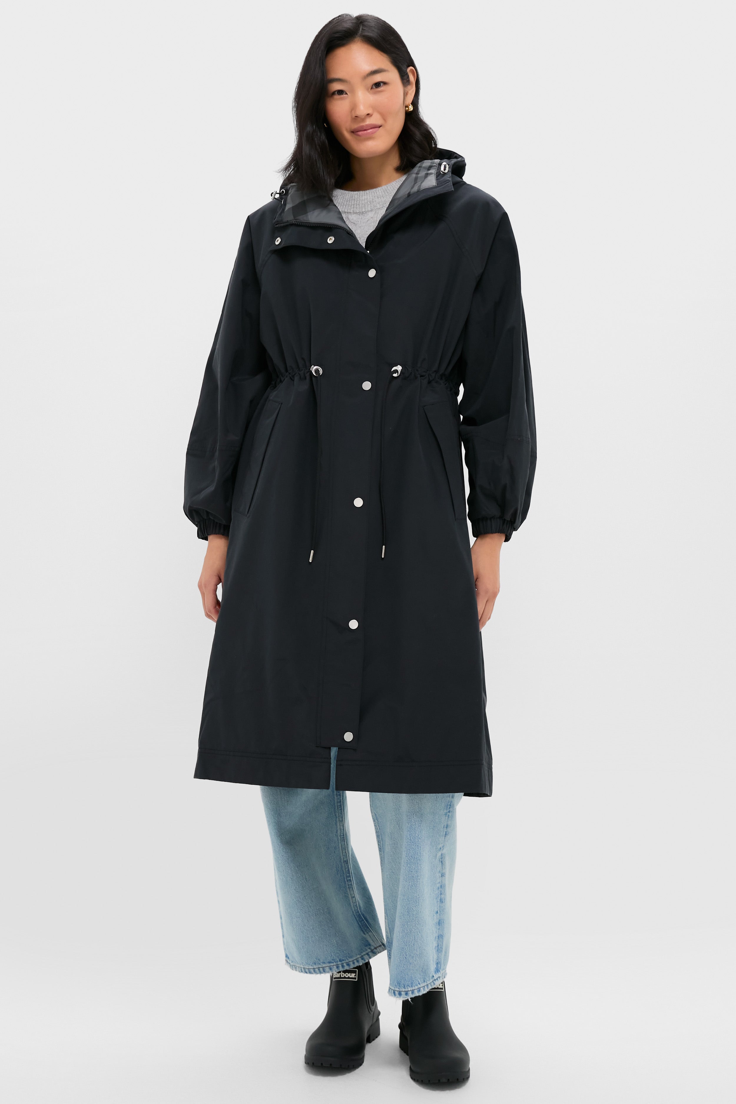 Barbour HIKING COATブラック BARBOUR / バブアー EDIFICE 別注 HIKING COAT｜Yahoo!フリマ（旧