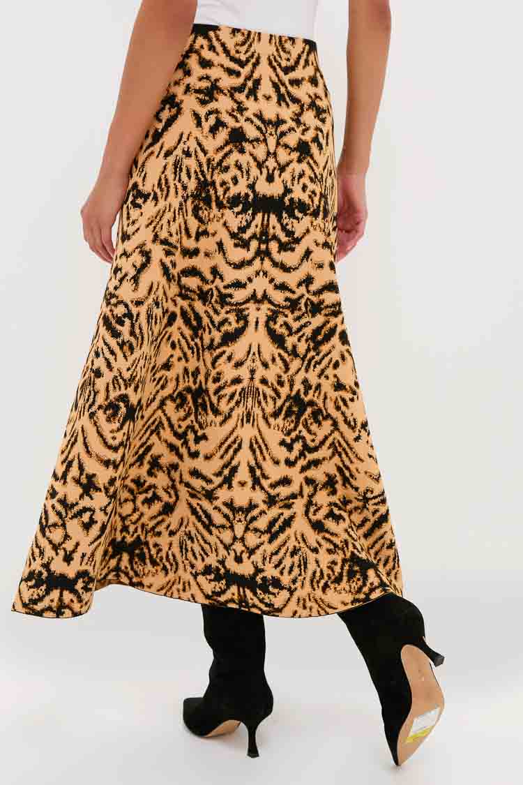 Bengal Lani Jacquard Knit Skirt