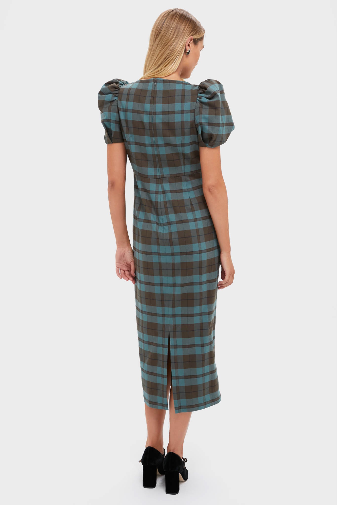 Tuckernuck Isle of Skye Plaid Alexandra Dress Brown Plaid / S