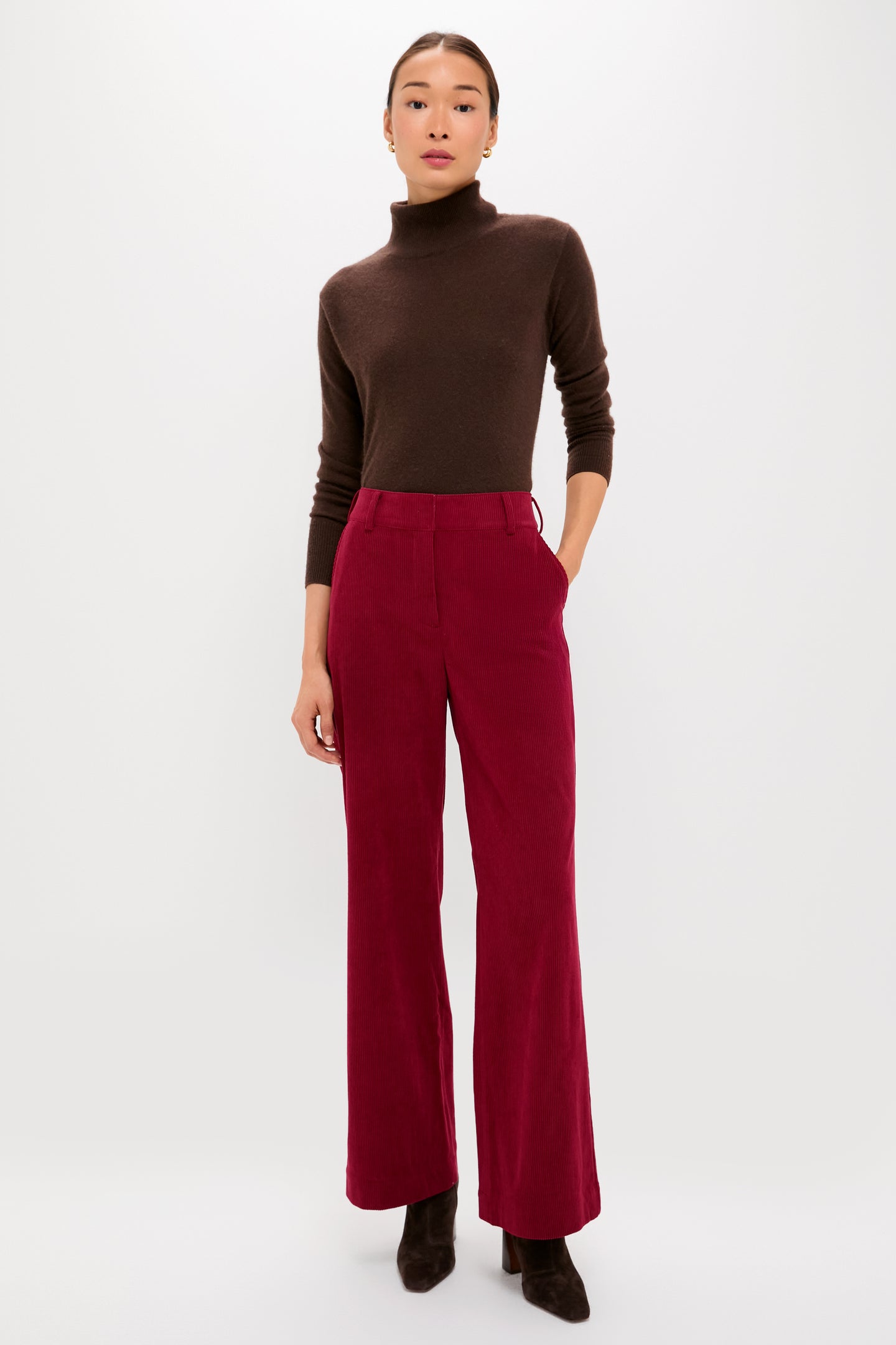 Winery Wide Wale Corduroy Hunter Pants