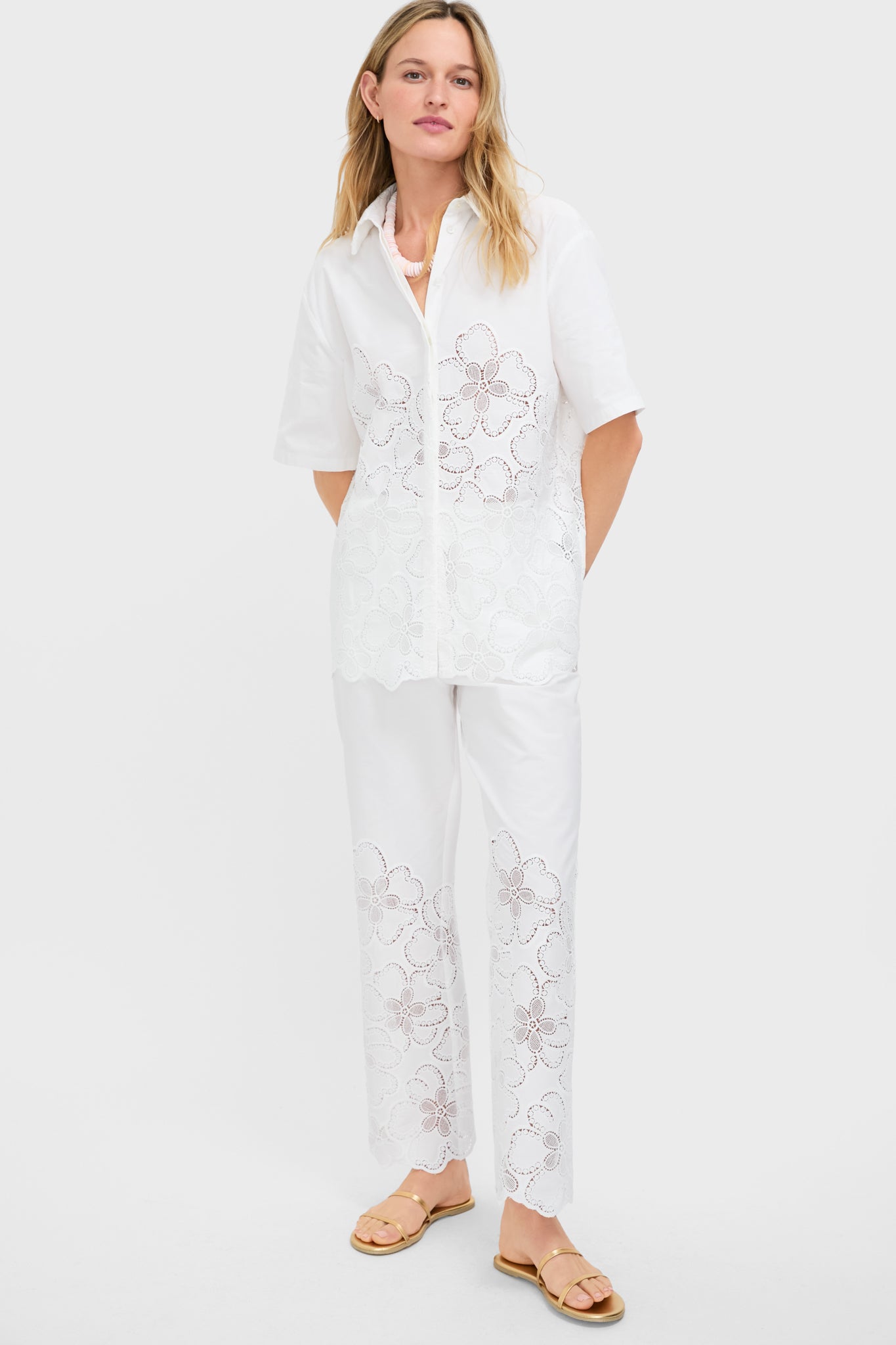 Ivory Akari Lace Top