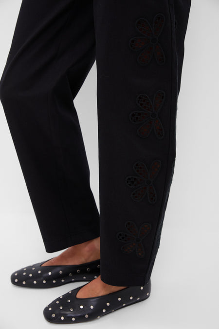 Black Romeo Trousers