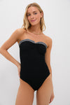 Black Gingham Dolly One Piece