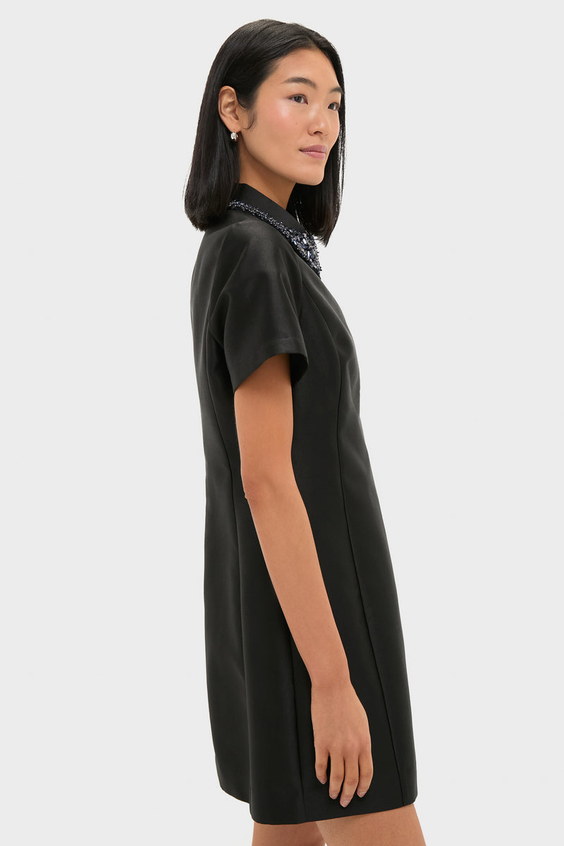 Black Embellished Winslet Dress