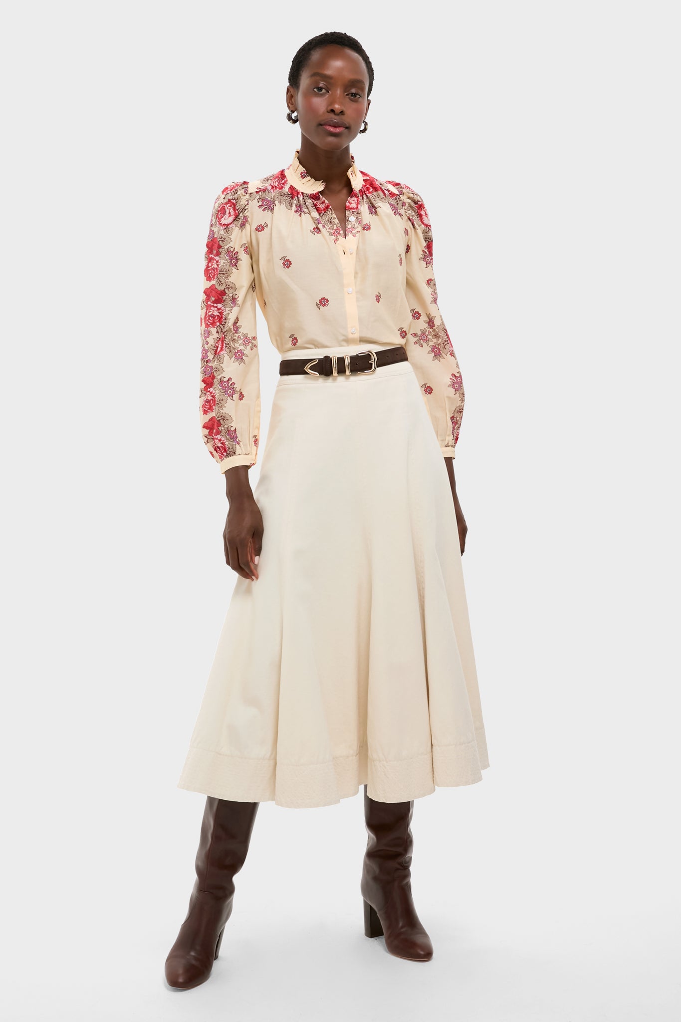 White Rosebush Annabel Shirt