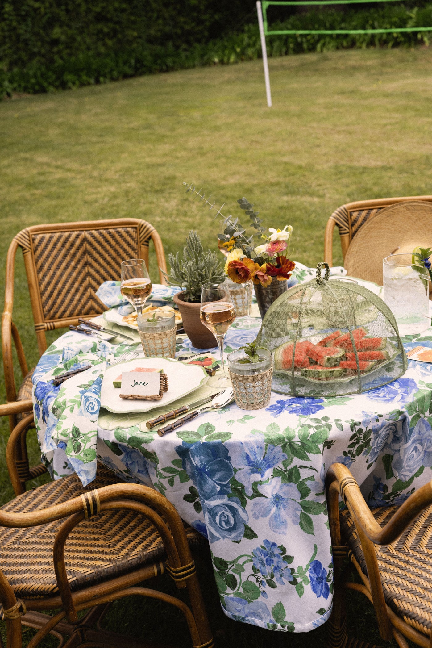 Rachel Pale Green Round Food Covers