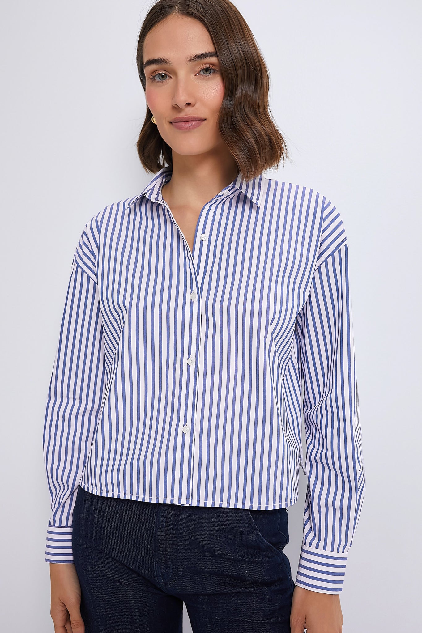 women dress shirts Just Needles Womens Swiss 100% wrinkles Free Cotton Shirt Material is produced in Korea Muslin is very comfortable and soft material The Best Women's Button-Up Shirts