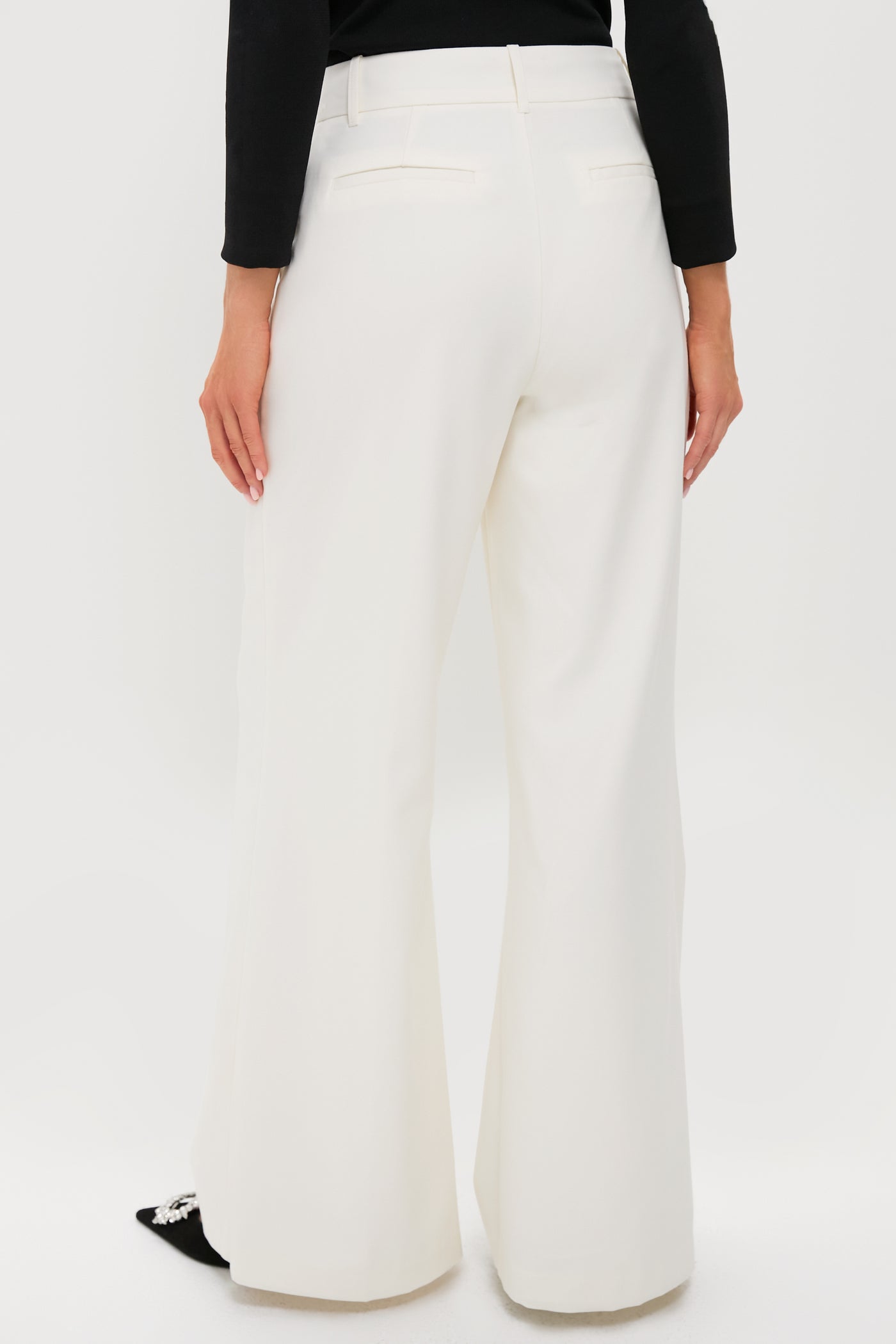 Cream Wool Watson Pants