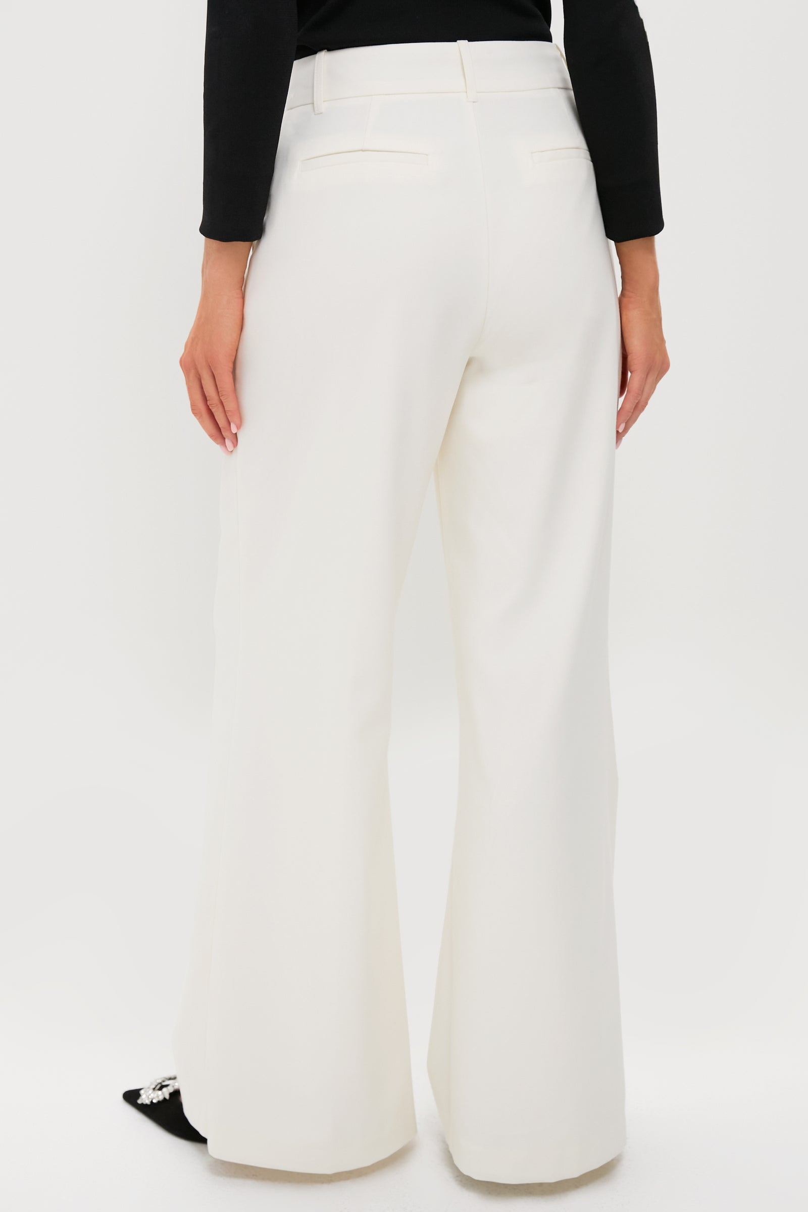 Cream Wool Watson Pants