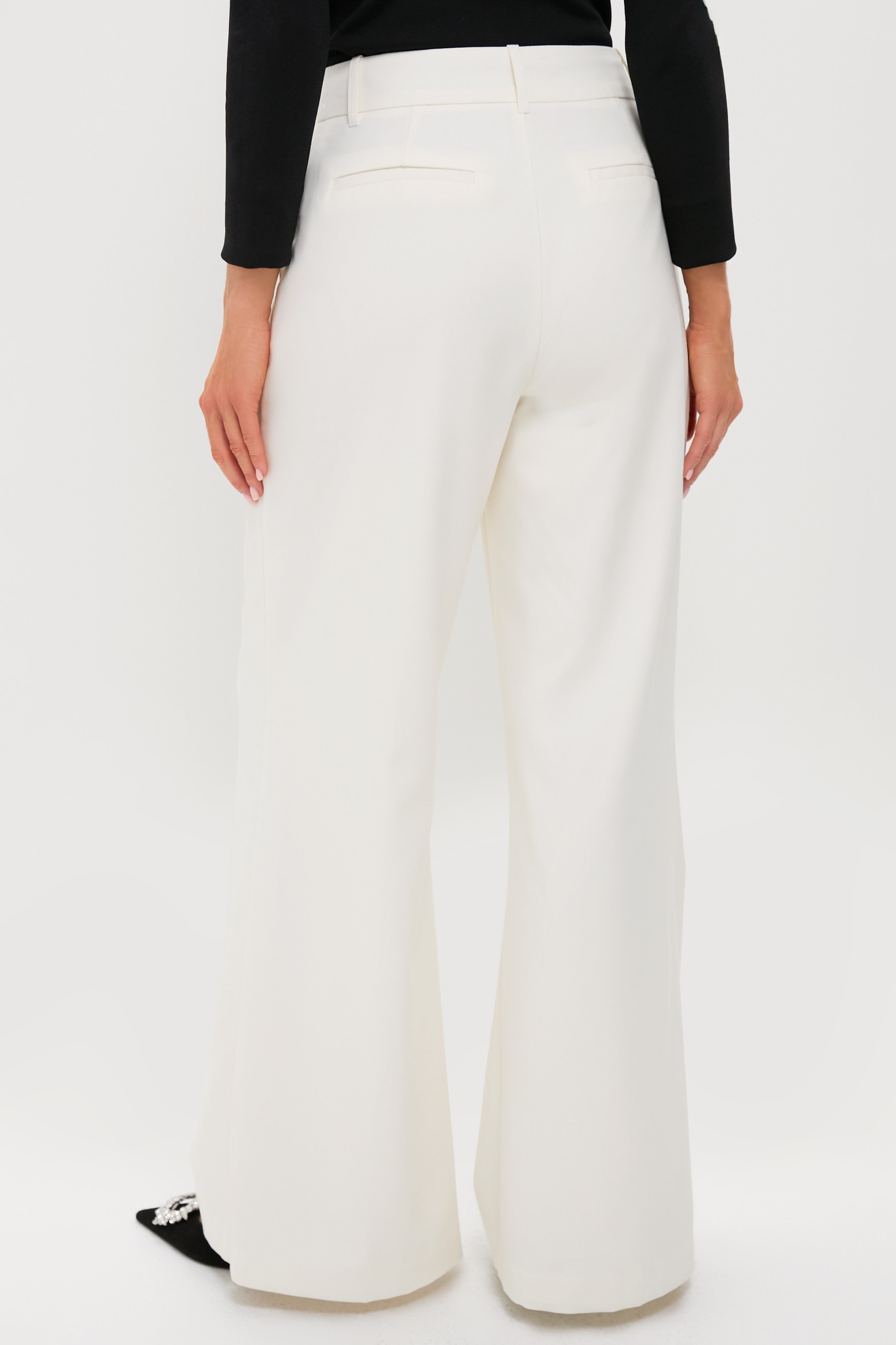 Cream Wool Watson Pants