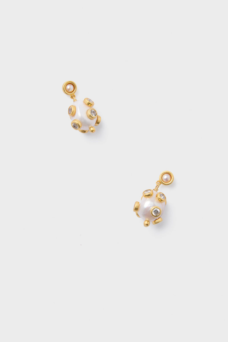 Gold Plated Buzo Earrings