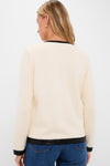 Cream and Black Stefi Sweater