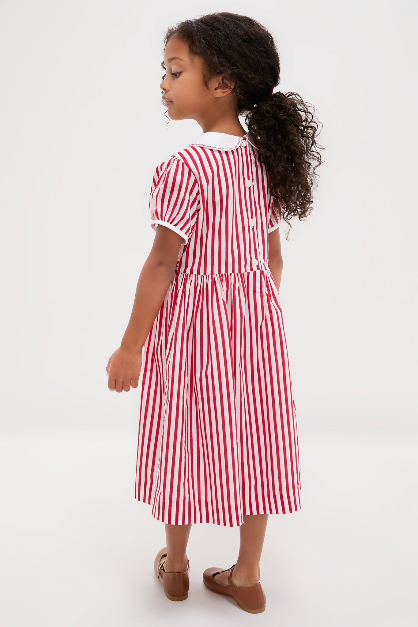 Candy Cane Stripe Smocked Dress | Rachel Riley