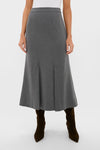Charcoal Heather Mona Maxi Skirt