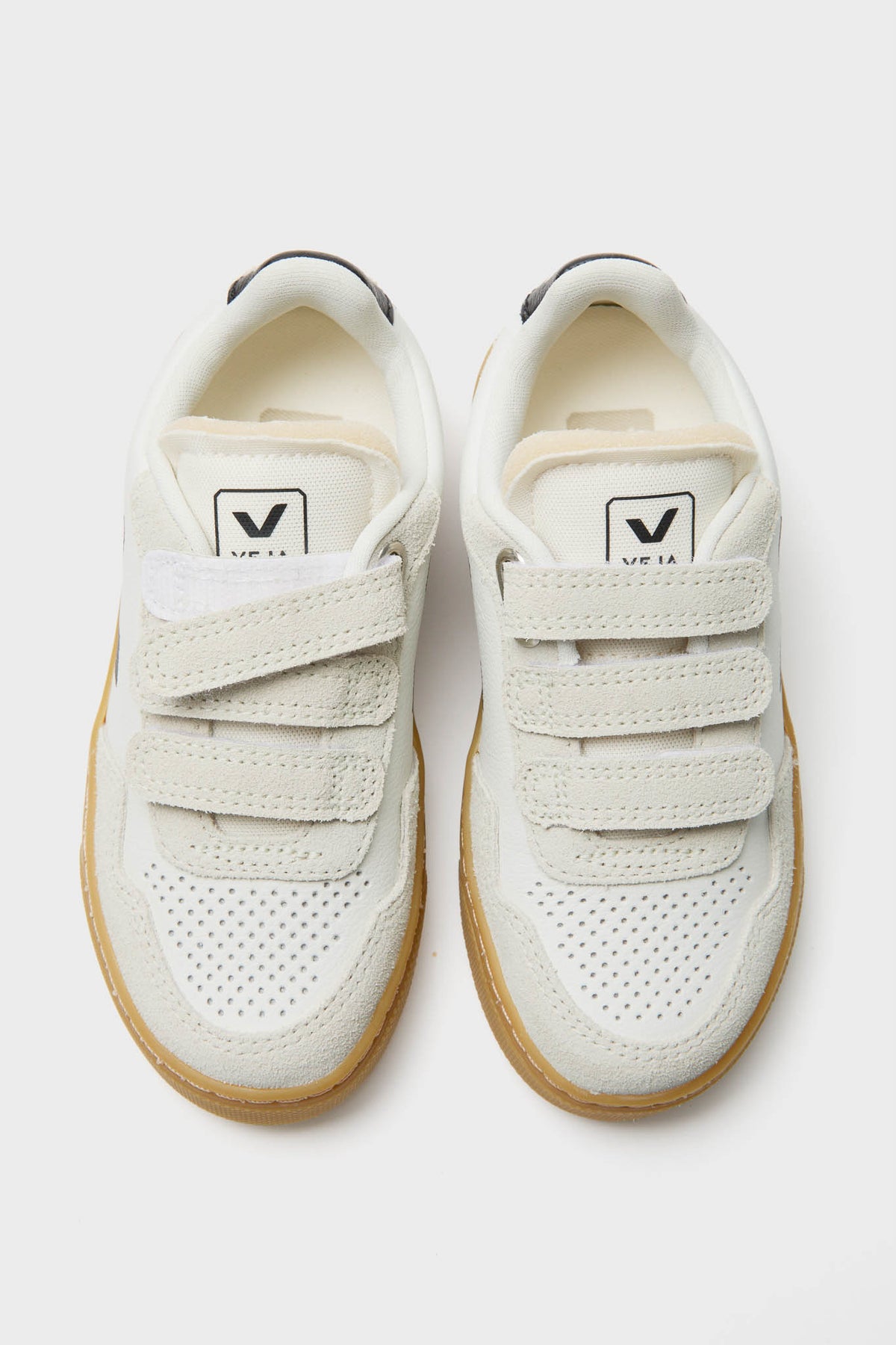 White Black Natural Small V-90 Sneakers