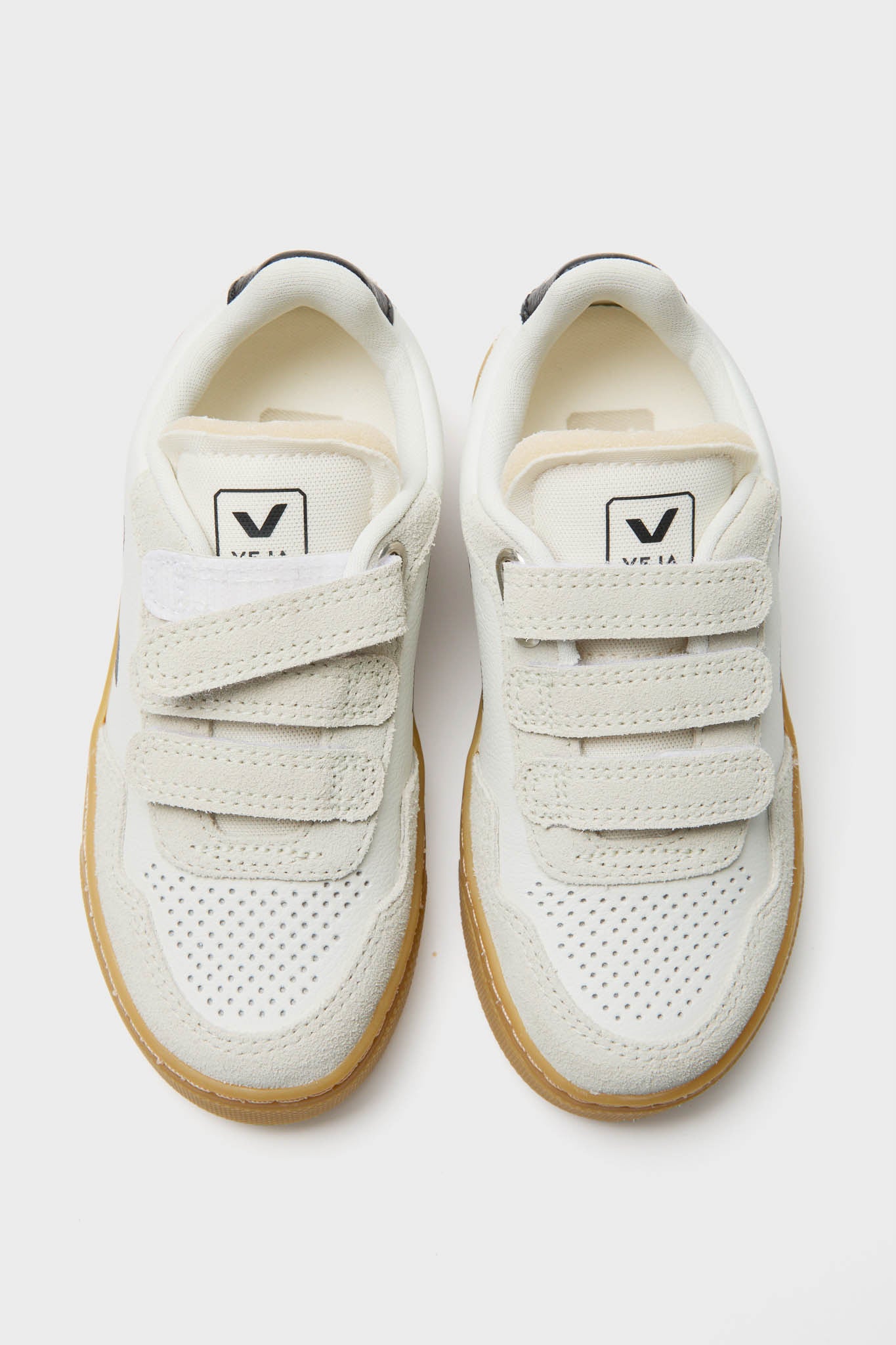 White Black Natural Small V-90 Sneakers