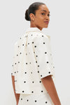 Ivory Polka Dot Daphne Shirt