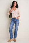 Sandstone Cashmere Katherine V-Neck Sweater