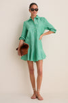 Sea Green Callahan Shirt Dress