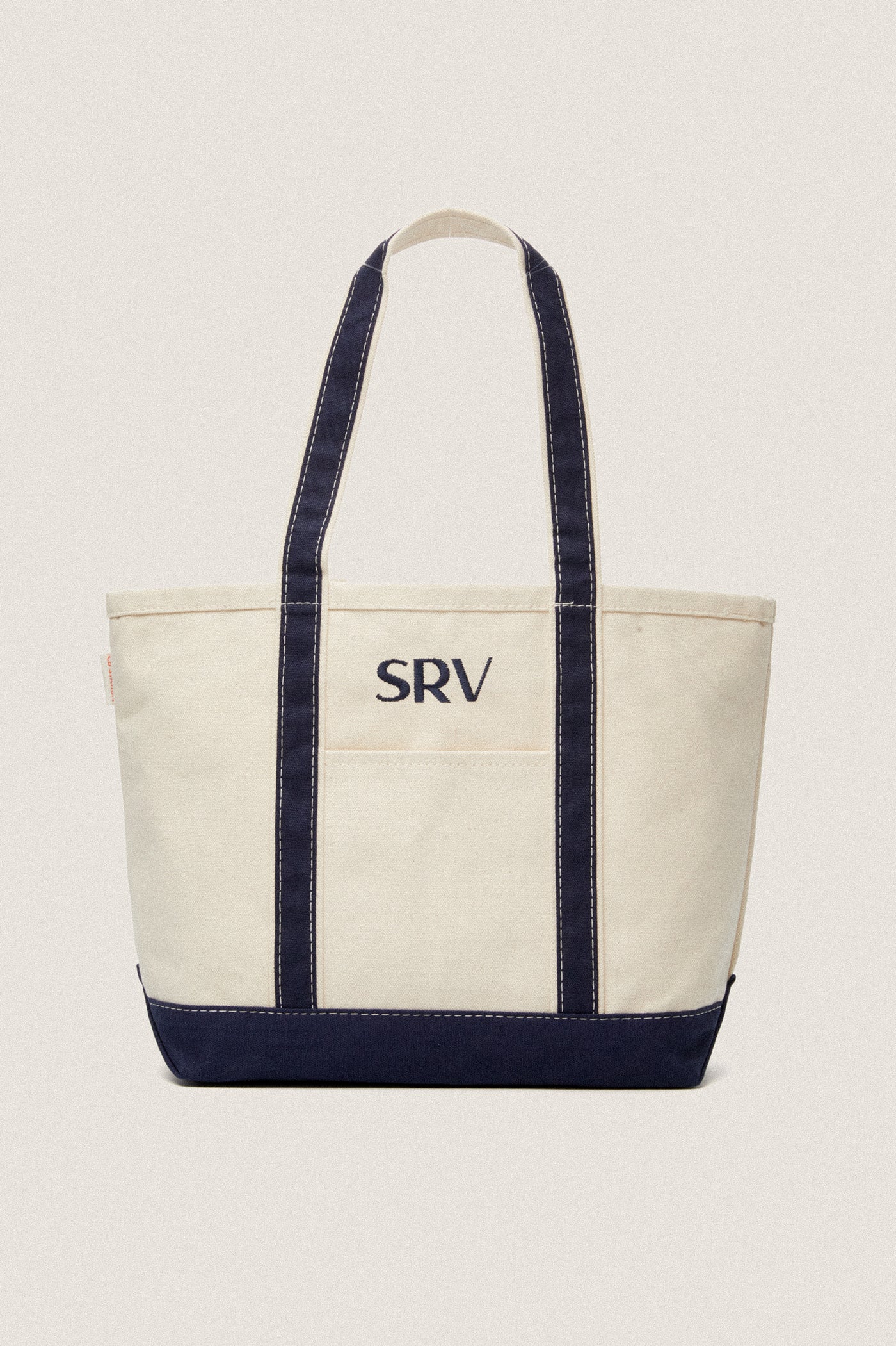 Navy Medium Canvas Tote