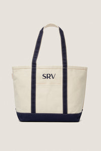 Navy Medium Canvas Tote