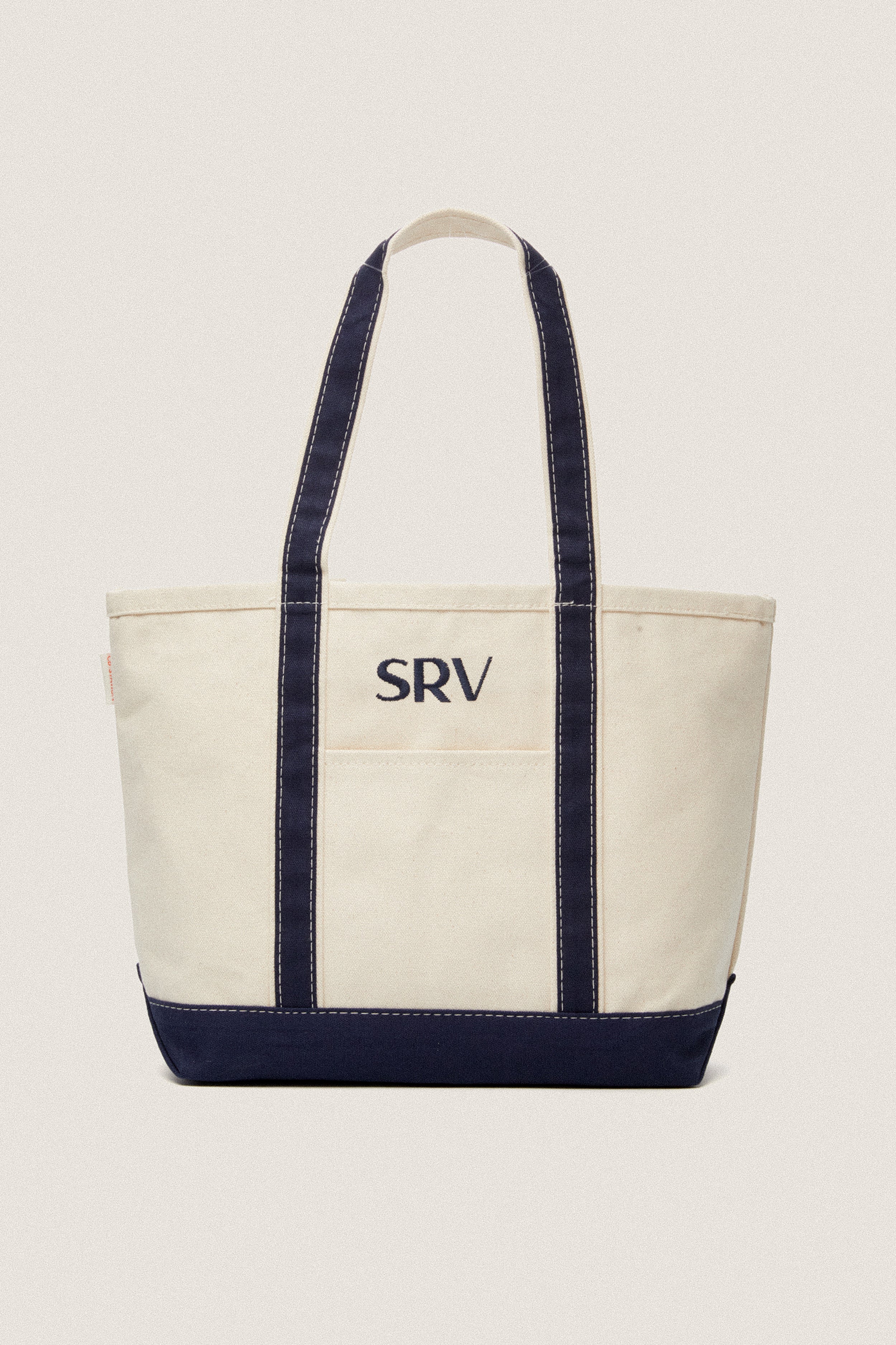 Navy Medium Canvas Tote