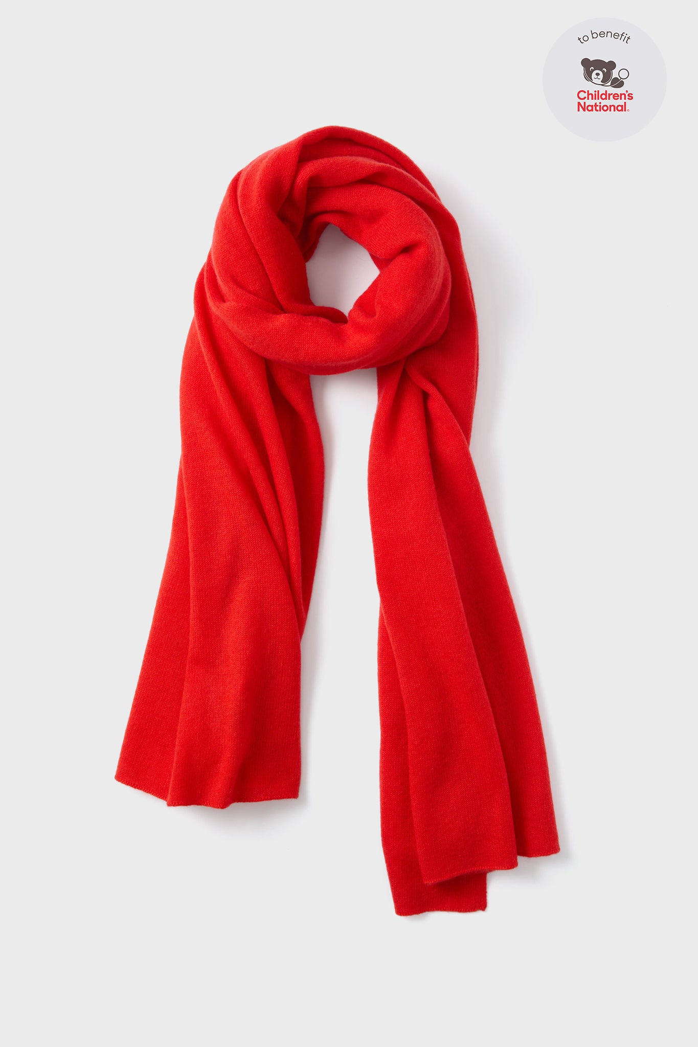 Tuckernuck Poppy Red Cashmere Blanket Scarf Poppy Red Os