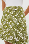 Legacy Jacquard Olive Powell Skirt