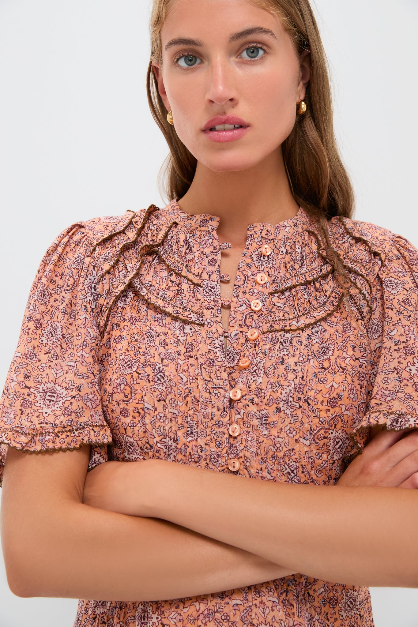 Rust Celyana Dress